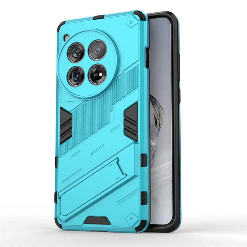 For OnePlus 12 5G Case OnePlus 11 12 5G Cover Luxury Armor PC Stand Holder Shockproof TPU Protective Back Cover OnePlus 12 5G