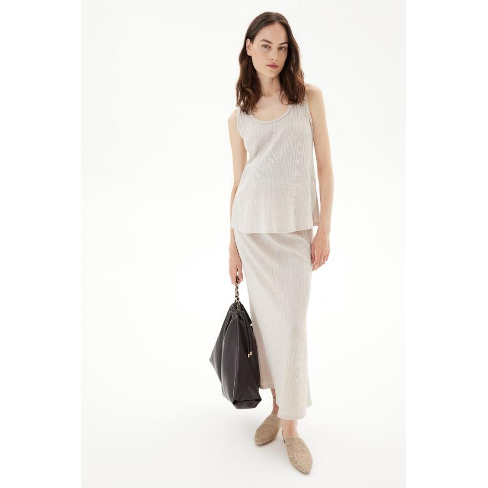 

HM MAMA Комплект из 2 предметов в рубчик светло-бежевый меланж