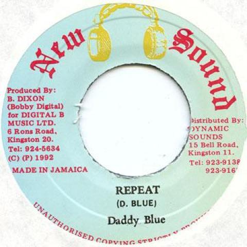 

7inch Record DADDY RULE - Repeat New Sounds 1992 Jamaica Reggae, Ska & Dub