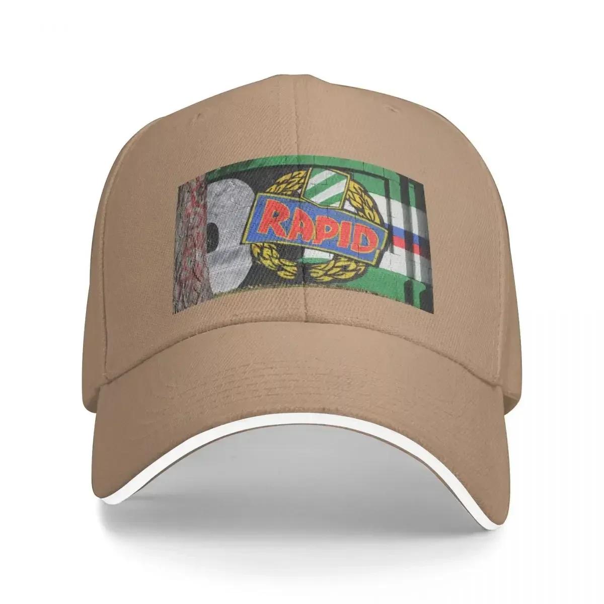 

Граффити Рапид Вена Бейсболка шляпа для гольфа настоящая Шляпа Джентльмена Шапка с помпоном Роскошная Женская Мужская