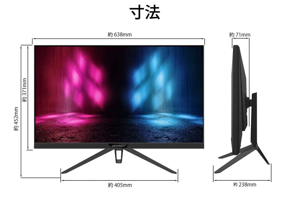 JAPANNEXT 28 inch gaming monitor compatible x 144Hz LCD monitor HDMI DP JN-280IPS144UHDR HDMI2.1 4K(3840 2160)