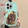 Monkey Drink Trend Case for iPhone 17 Air 15 Plus 13 14 XR 16 Pro Max 12 11 8 Soft Phone Cover