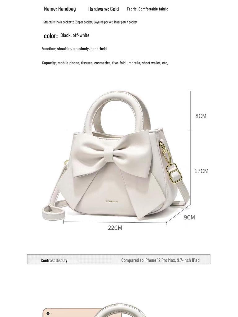 Taizhou Dámská Módní Mašle Luxusní Kabelka přes Rameno a Crossbody