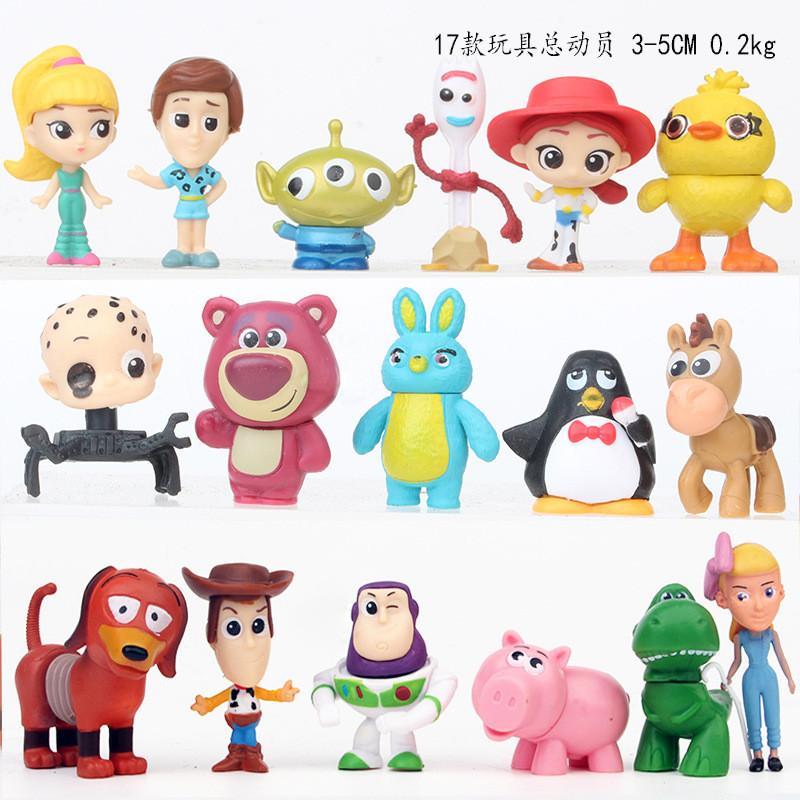 

Toy Story Model Toys Buzz Woody Jessie Rex Piggy Bank Car Decor Pvc Figurines