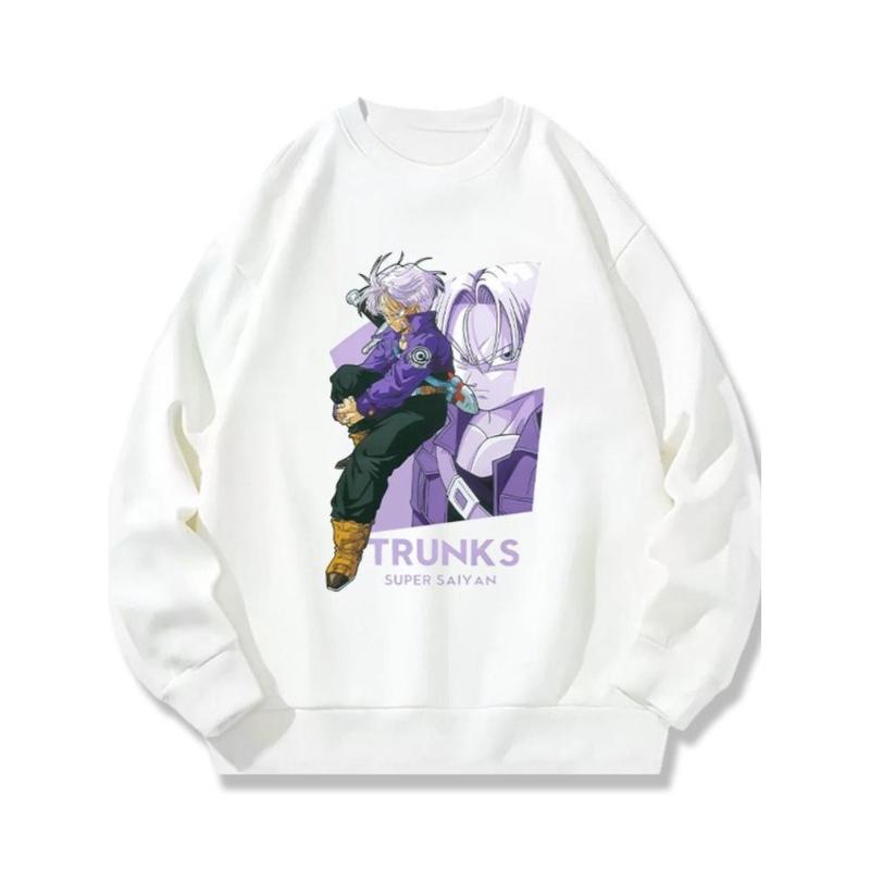 

Dragon Ball Crew Neck Sweatshirt, Windproof Ribbed Cuffs, Cold Morning S