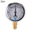 High Presision 1/4BSP Radial Pressure Gauge Oil Filled Vacuum Used for Chemical