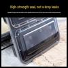 Disposable 4-Compartment Transparent Food Container