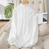 Lace Lace White Shirt Women's Long-sleeved Spring Clothes New Style Shirt Commuting Temperament Top