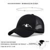 Unisex Bergstickerei Atmungsaktive Baseball-Netzkappen Frühling und Herbst Outdoor Verstellbare Freizeitkappen Sonnenschutzhut