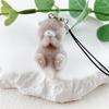 Charm Flocking Otters Pendant Multifuntional Phone Accessory Lovely Aesthetic Keychain Suitable for Woman and Girl