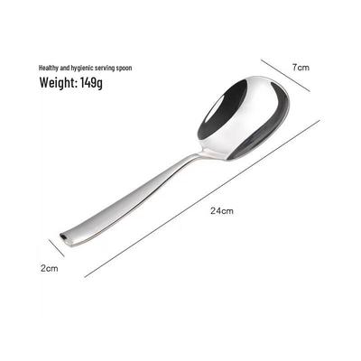 Colher de Servir Grande ZISIZ de Aço Inoxidável 316L