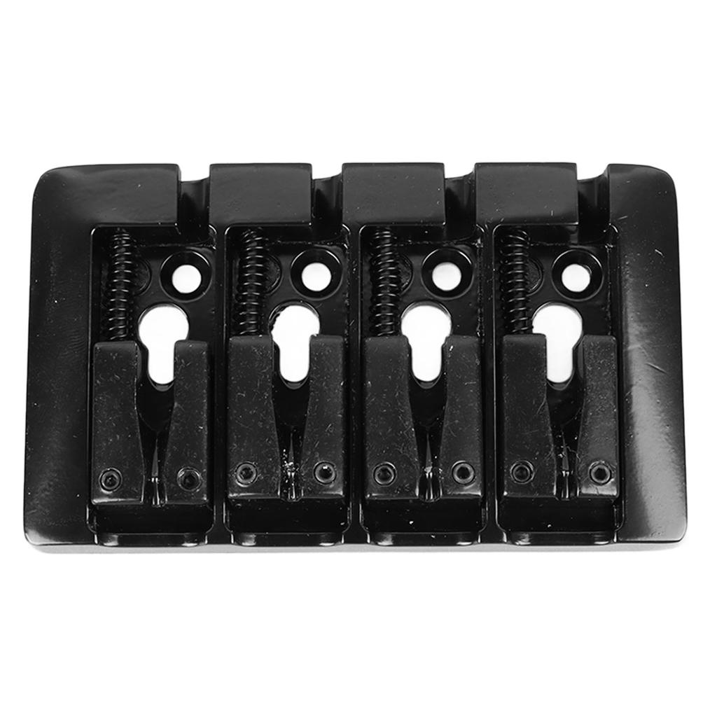 L Shaped Bass Bridge 4 String High Mass Metal Electric Bass Bridge Accessory for Musical Instrument