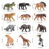 12 Simulated Prehistoric Animal Models Of Ancient Hominids Giant Rhinoceros Mammoths Multiple Children'S Decorative Toys