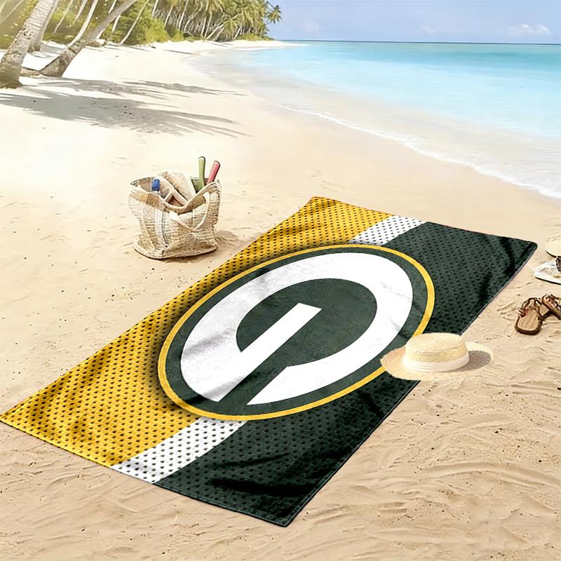 Telo Mare Stampa Green Bay Packers, Grande Morbido Asciugatura Rapida per Spiaggia Campeggio Nuoto