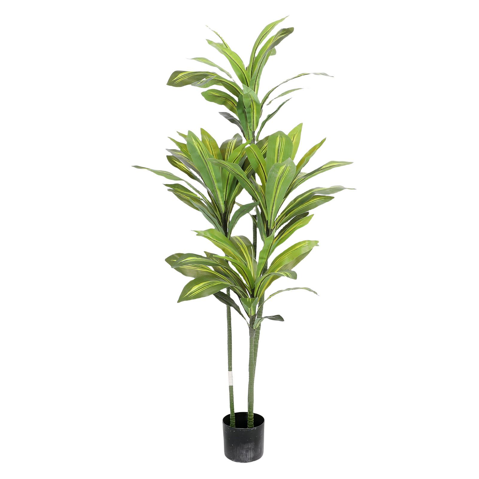Nep Dracaena Fragrans Boom ABS PU Kunstmatige Dracaena Fragrans Nep Vloer Potplant voor Woonkamer Decoratie