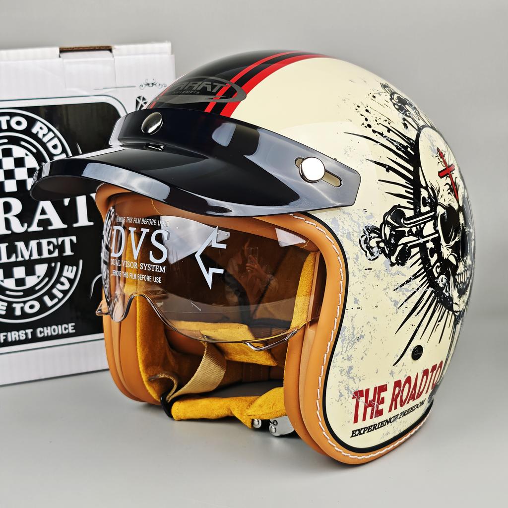 Open Face Helmet Men Off-road Comfortable And Lightweight Cross-country Women Portable Tactical Dirt Bike Helmet