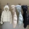 Yuyan hooded short bud hat down jacket women's white duck down new national standard winter loose bread jacket