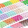 30pcs Colorful BB Hair Clips for Girls Water Drop Shape Hairpin Princess Barrettes Simple Snap Clip Girls Hair Accessories