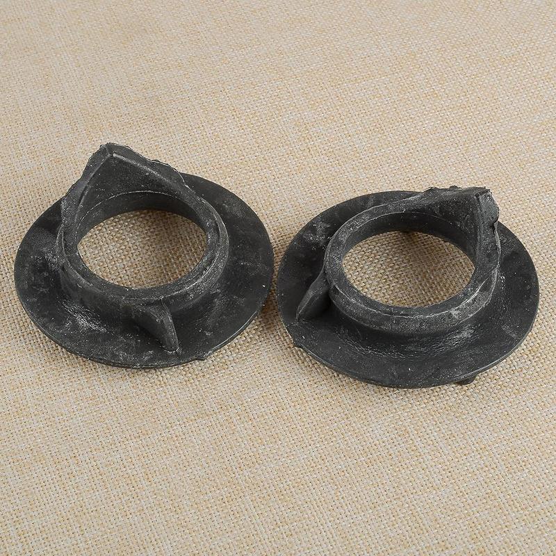 52748SNAA02 52748SNAA10 2Pcs Rear Coil Spring Seat Lower Fit for Honda Civic 2006 2007 2008 2009 2010 2011 Black Rubber