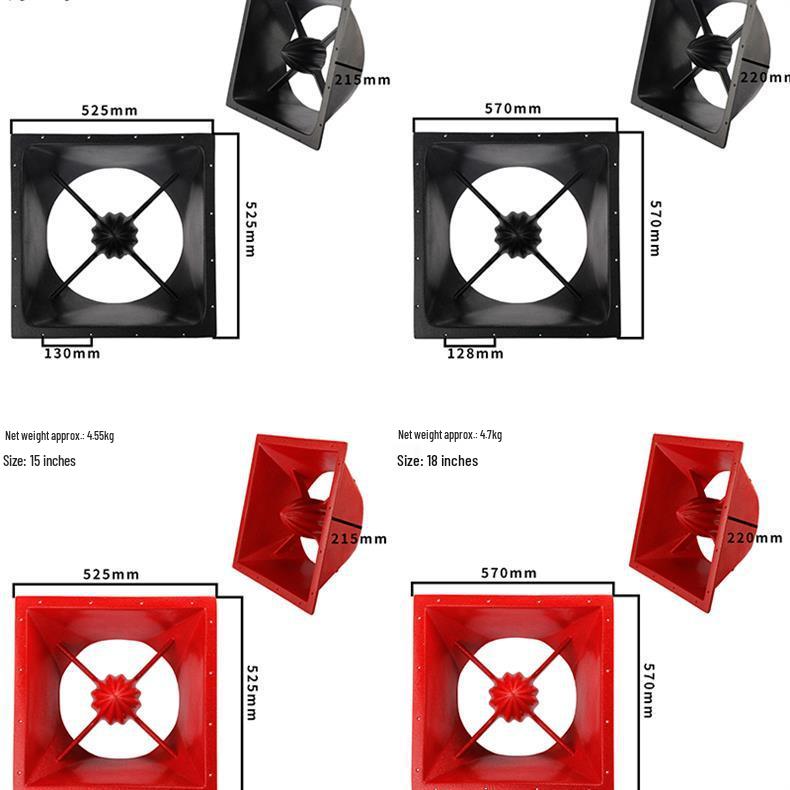 12, 15, 18-inch Tweeter Dynamic Horn Tube for KTV Stage Sound System