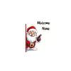 Cartoon Santa Claus Window Sticker Welcome Home Double-Sided Visual Christmas Decoration Background Self-Adhesive