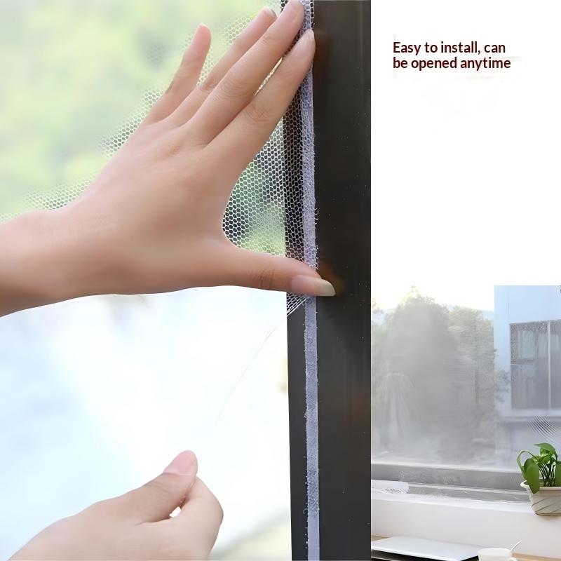 Zanzariera Invisibile per Finestra Tagliabile Trasparente Rete Anti Mosche Insetti per Camera da Letto Cucina Uso Domestico