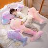 Colorful Dolphin Doll Sleeping Pillow Ragdoll Children's Bed Large Whale Plush Toy Boys and Girls