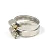 25pcs Stainless Steel Hose Pipe Clamps 10mm-70mm Cross German Hose Clamp Clips for Air Hose Water Pipe Fuel Hose 5 Sizes