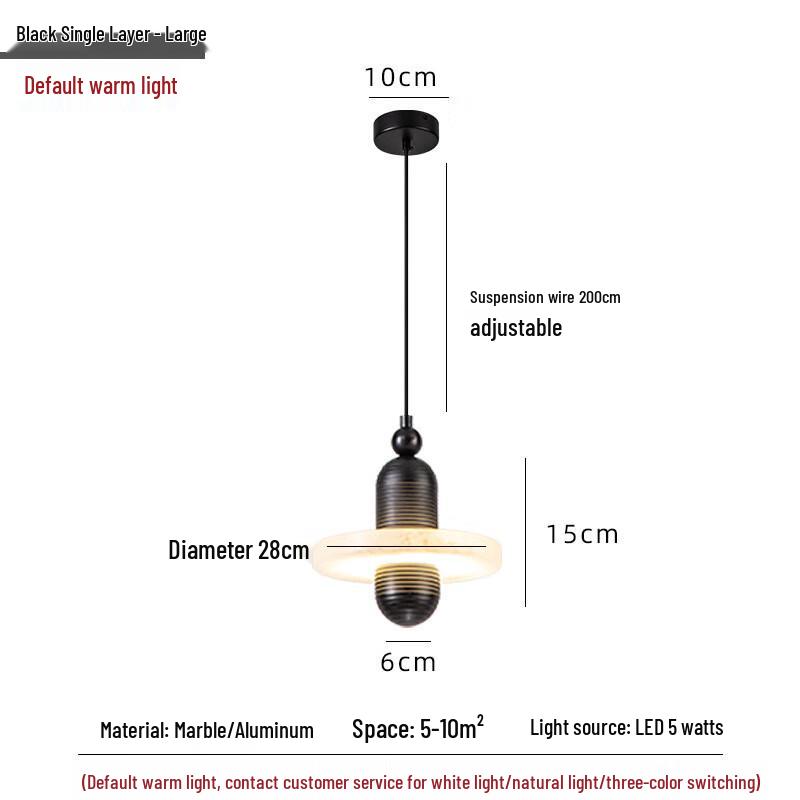 Nordic Marble Pendant Light