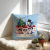 Süßer Weihnachts Kissenbezug Gemütliches Samt Kissen Weiches Warmes Kissen Für Sofa Bett