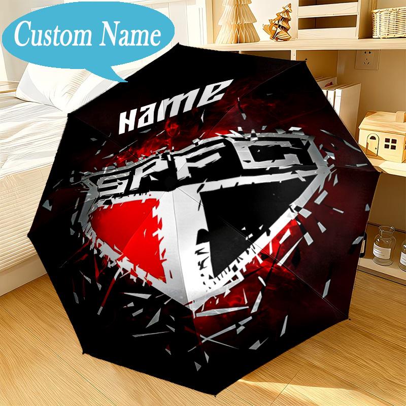 Custom Name Umbrella SPFC Team Spirit Umbrella 8-Frame for Travel, Camping, Casual Lightweight Portable, Essential for Family Gifts
