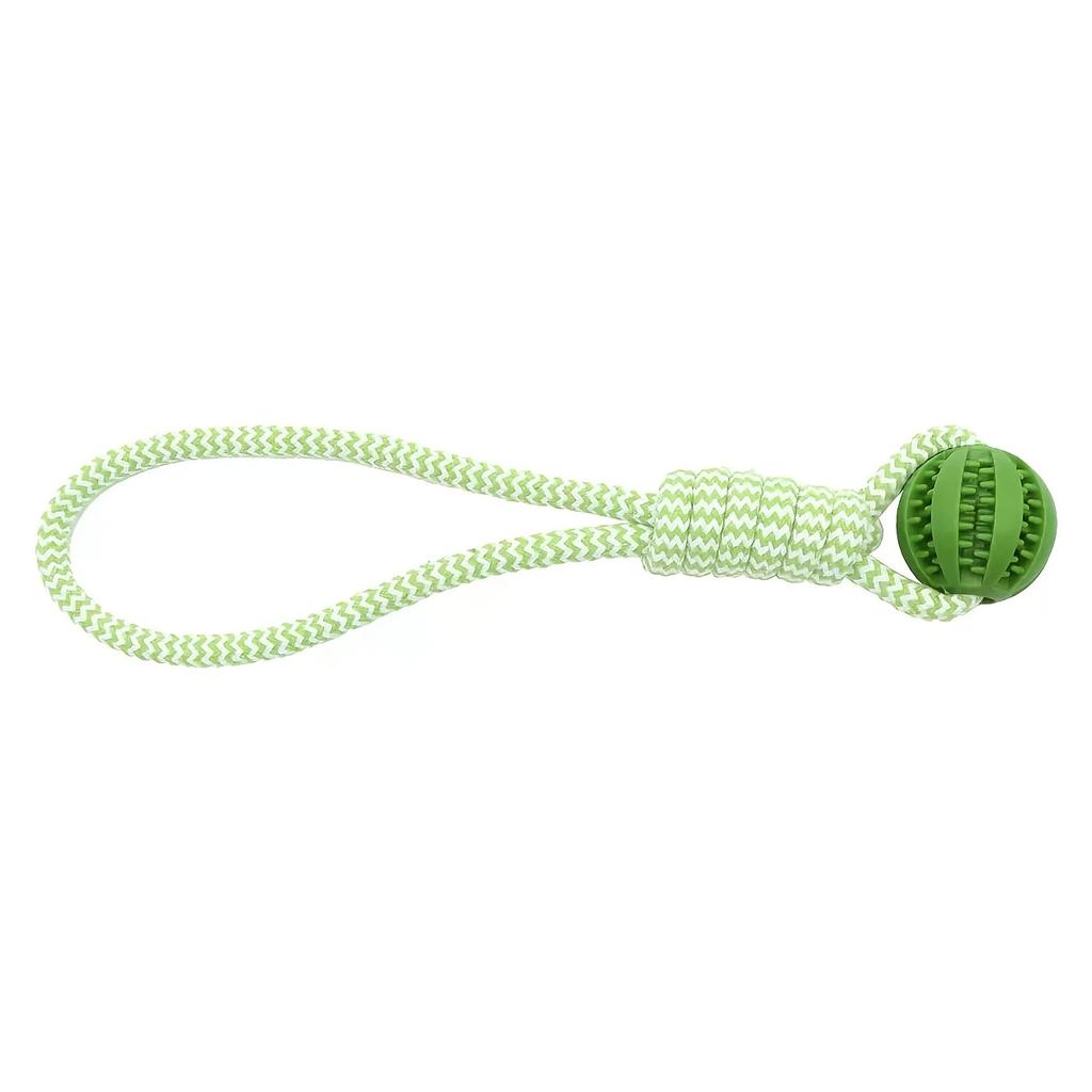 1 Piece of 37CM Woven Rope Toy with Textured Grip