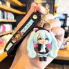 Hatsune Miku Keychain Anime Doll Bag Cartoon Small Decoration Accessories Car Key Chain Backpack Charm Christmas Gift
