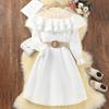 2024 Spring Girls' Princess Dress with Patchwork Mesh and Lace