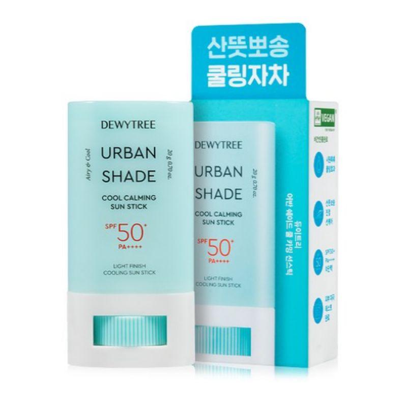

DEWYTREE Urban Shade Cool Calming Sun Stick SPF50+ PA++++ Portable Sunscreen Stick 20g K-Beauty UV Protection