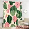 2D Flat Printing,JIT 2pcs, Curtains (Without Rod) Floral Curtain Bliss Popular Curtains&Drapes Durable Polyester Curtains Art
