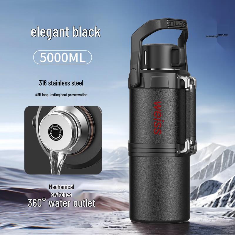 BEANBEANLOVE 316 Stainless Steel Insulated Travel Flask