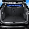 For Tesla Model Y Trunk Mats Fully Coverage Protection Non-Slip Both Sides Protective Pads Tailgate Pad Modely Car Accessories