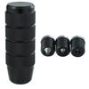 Abfer Car Knob Shift Aluminum Car Stick Shift Head Shift Rod Knob for Automatic and Manual Vehicles (Black)