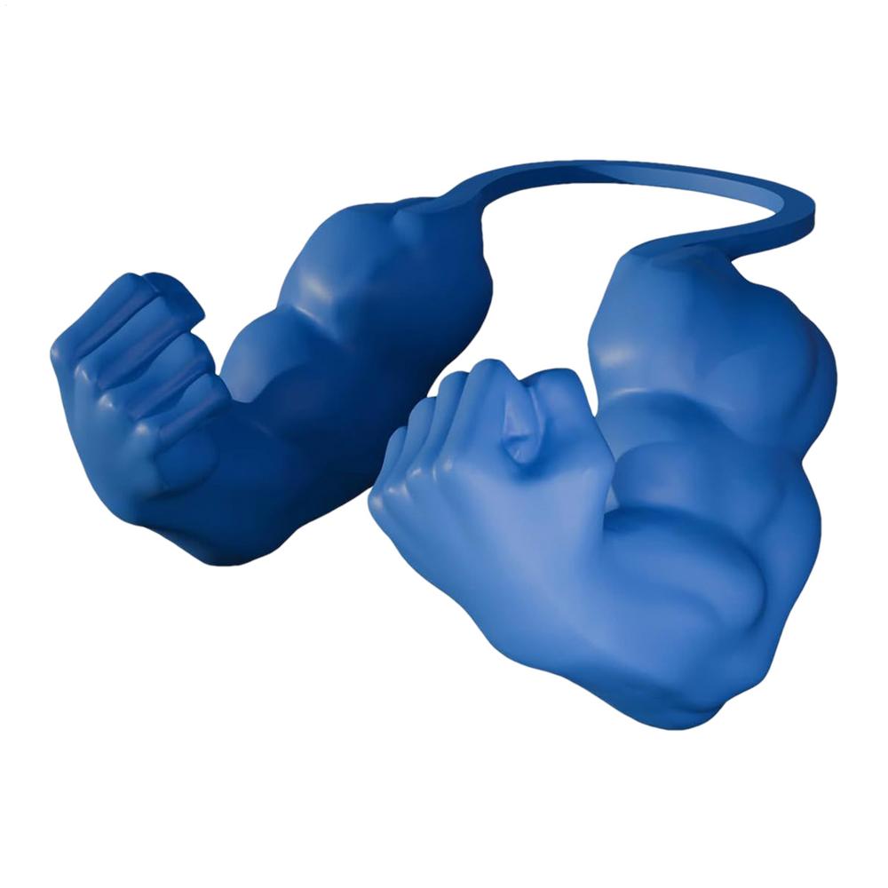 

Кошачьи мускулистые руки Креативные гигантские руки 3D-печатный реквизит Котенок Маленькие собаки Смешной косплей Для украшения на Хэллоуин синий