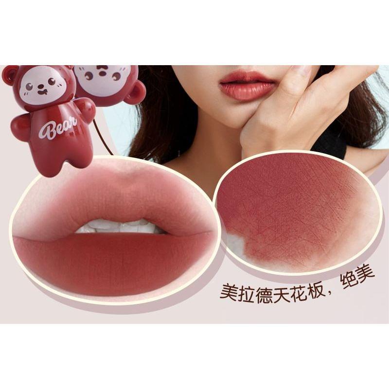 MANSLY - Kuscheliger Bären Schlüsselanhänger Luftiger Nebel Lippen-Schlamm - 4 Farben