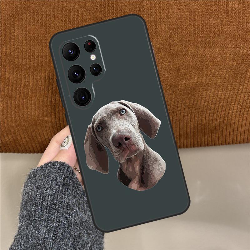 

Weimaraner Dog Phone Case For Samsung Galaxy S25 Ultra S9 S10 Plus S20 FE S21 S22 S23 S24 Ultra Back Cover Galaxy S9