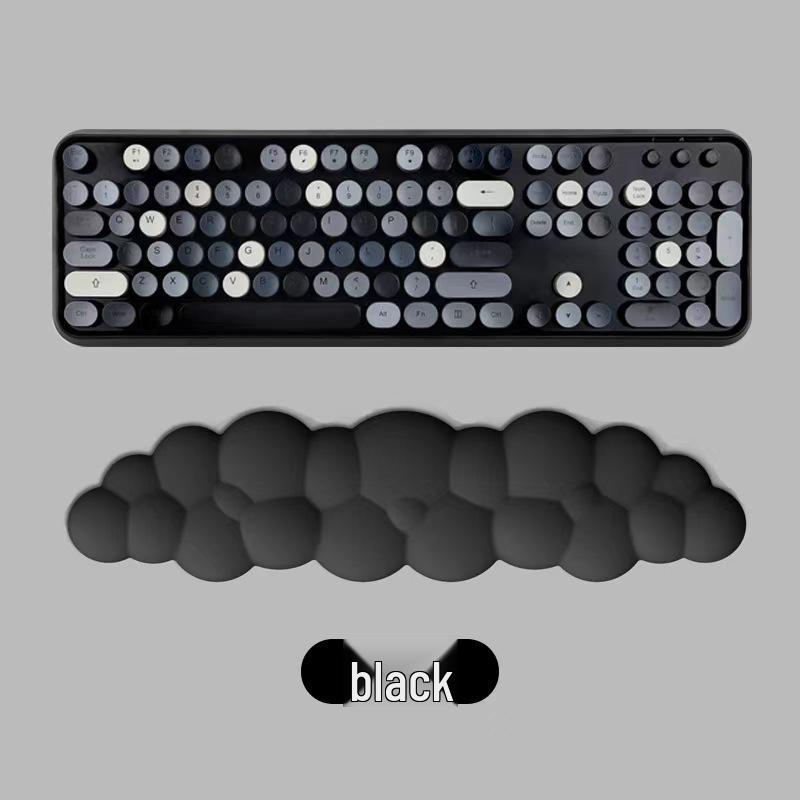 High-Value Silicone Cloud Wrist Rest Mouse Pad and Keyboard Support - Office Essential