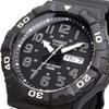 Casio Standard Big Face Quartz Watch MRW-210H-1AV Men's Black Silver Overseas Model