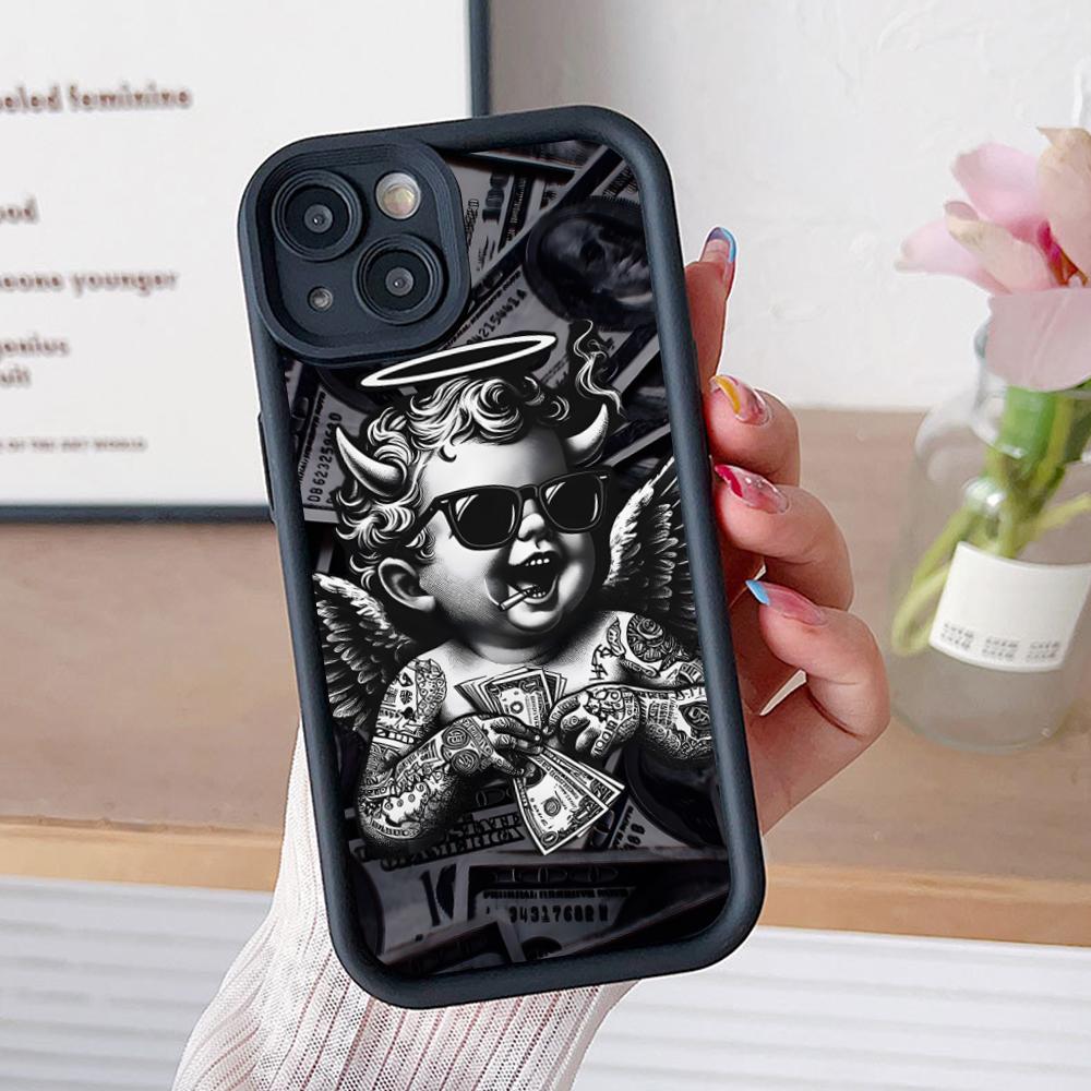 

USD Dollar Thicken TPU Mobile Phone Case for iPhone 17 16 15 14 13 12 11 Air Pro Max Plus Colorful Cover iPhone 12 Pro