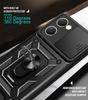 For Vivo Y03 4G Case Slide Lens Camera Protection Back Capa For Vivo Y03 4G  Y 03 VivoY03 Cover Magnetic Ring Holder Armor Funda