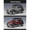 Welly 1/24 Citroen 2CV 6 Charleston Alloy Classic Vintage Car Model Diecast Metal Toy Classic Car Model Collection Gift