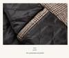 Yi Zhi Fan Men's Plaid Wool Coat - Mid-Length, Thickened Suit Collar Windbreaker