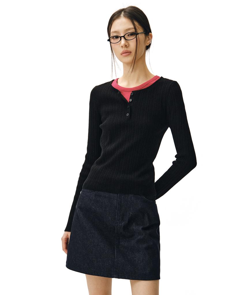 Deketeuumeon Signature Mini Skirt Dcsk001Cpindigo