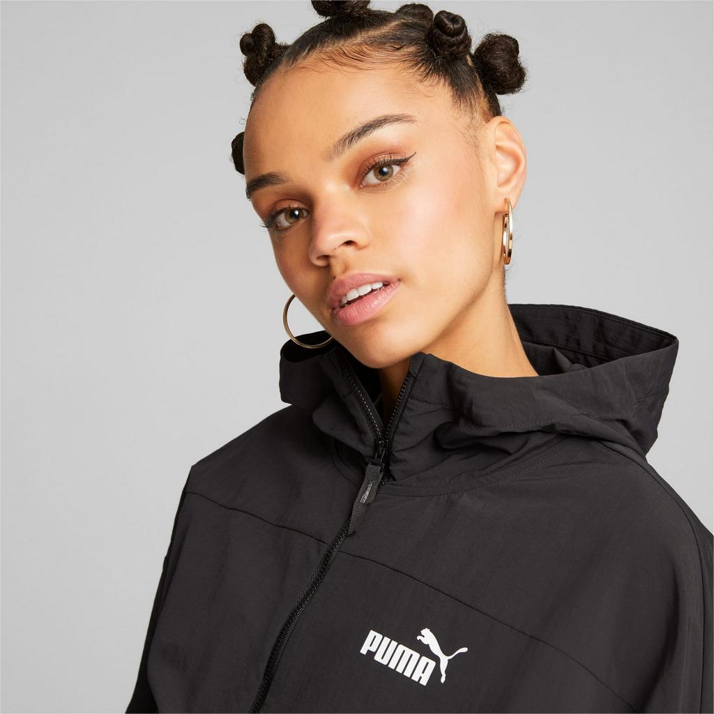 Wiatrówka Damska Puma Oversized Windbreaker Czarna 67537201 R S